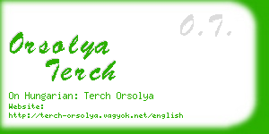 orsolya terch business card